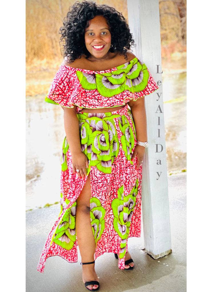 African Print Two-Piece Set