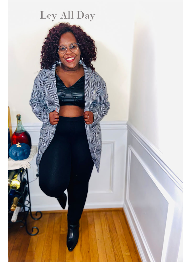 Faux Leather Crop Tops