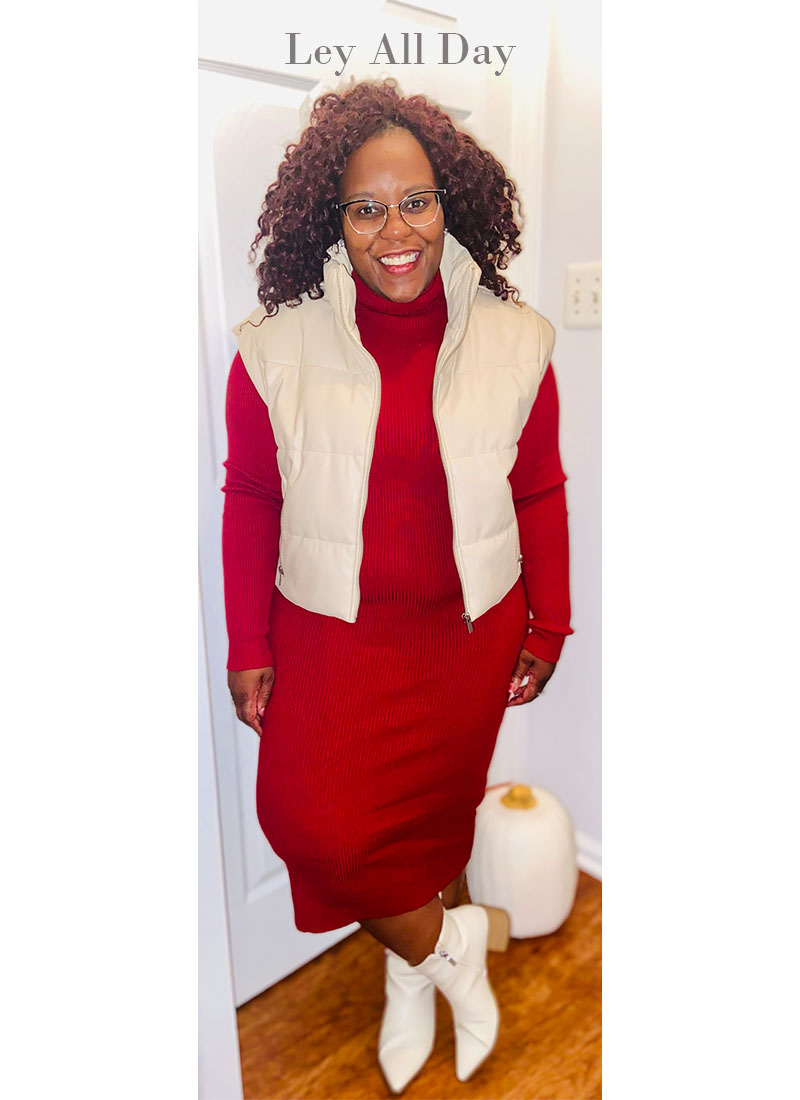 Cropped Faux Leather Vest