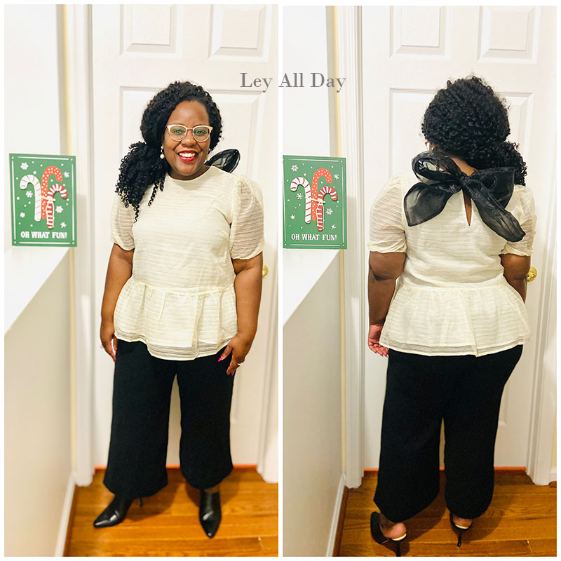 12 DAYS OF HOLIDAY OUTFITS DAY 4: BOW TOPS