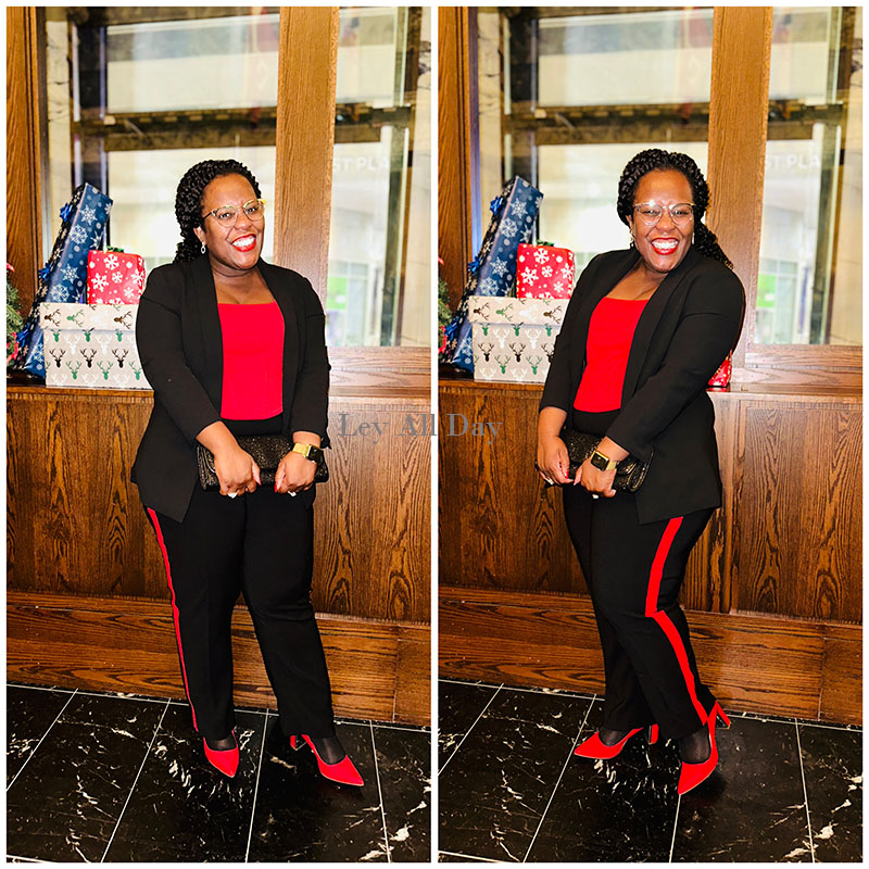 12 Days of Holiday Outfits Day 5: Tuxedo Detailing