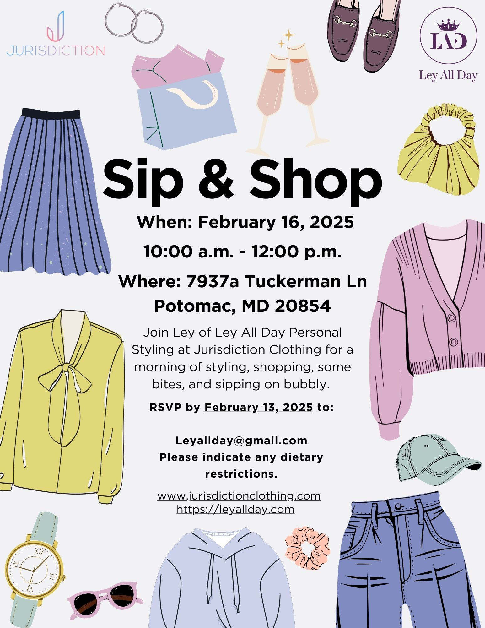 Come Sip & Shop at Jurisdiction!