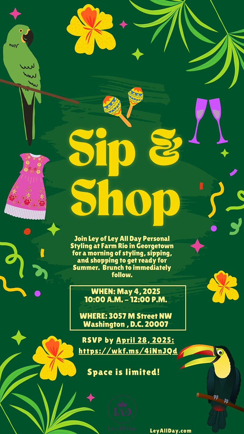 It’s Time to Sip & Shop in Georgetown!